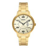 Relógio Dourado Feminino Orient Fgss1198 Eternal Prova Dágua