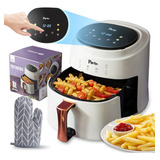 Fritadeira Sem Óleo Air Fryer Touch Digital  8l 1400w Branco