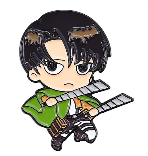 Pines Metalicos Anime Attack On Totan Pin Levi Ackerman