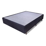 Base Para Box Casal 138x188cm Microfibra Preto