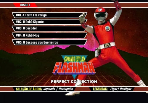 Comando Estelar Flashman Perfect Collection (11 Dvd's)