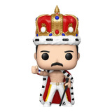 Figura De Acción  Freddie Mercury King Funko Pop Rocks 184