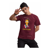 Playera Unisex Claudia Sheinbaum Simpson Yo Soy Continuidad