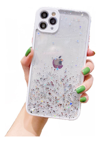 Capa Case Capinha Glitter Para iPhone 11/ 12/ 13/ 14 Pro Max