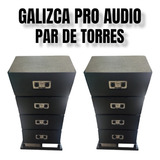 Par De Torres Galizca Pro Audio 10 Cajones 