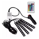 Tira Luces Led Rgb Tubo Audioritmico Auto 12v