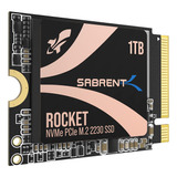 Sabrent Rocket 2230 Nvme 4.0 1tb Pcie 4.0 M.2 2230 Ssd