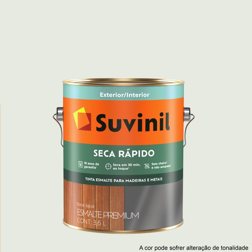 Tinta Esmalte Brilhante Base D'água Seca Rapido Cores 3,6l