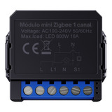 Interruptor Mini 1 Canal Nova Digital Zigbee Automação Tuya