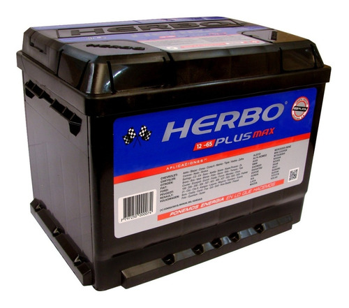 Bateria Herbo 12x65 Fiat Duna 1.6 Naf Inst. S/c.