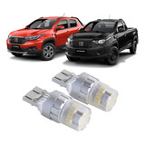 Par Lâmpada Led Drl Luz Diurna T20 Nova Fiat Strada 6000k