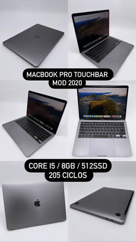 Apple Macbook Pro 13.3 2020 Touch Bar Intel Core I5 512gb