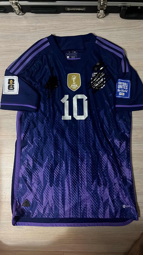 Camiseta Afa Argentina 2023 Violeta Suplente 3 Estrellas