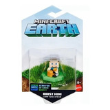 Mini Figura Minecraft Earth Steve Creador Juguete 