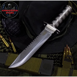 Cuchillo De Supervivencia Militar Comando Rambo Montañismo