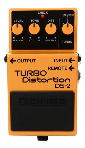 Pedal Boss Ds 2 Turbo Distortion Dupla Distorçao P/ Guitarra