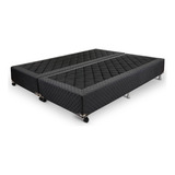 Base Box Queen Poliester 158x198x25cm Prorelax Preto Hhwt