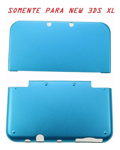 Case Alumínio Reforçado New 3ds Xl Forrado + Película + Alça