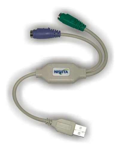 Cable Usb A 2.0 Macho / Ps2 Adaptador Para Mouse Y Teclado