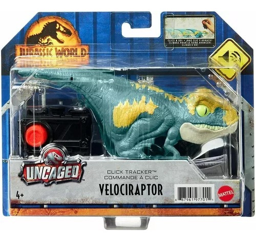 Jurassic World Velociraptor Click & Go Sonido Mov - Premium