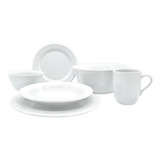 Set Vajilla 31pz Plato Bowl Ensalada Mug Cerámica Juliet Hsk