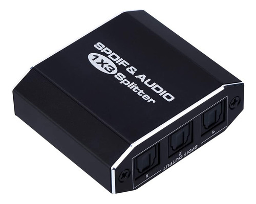 Divisor De Audio Óptico Digital 1x3 Spdif Toslink Optical Fi