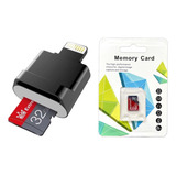 Lector De Tarjetas Micro Sd iPhone Lightning Otg Adaptador