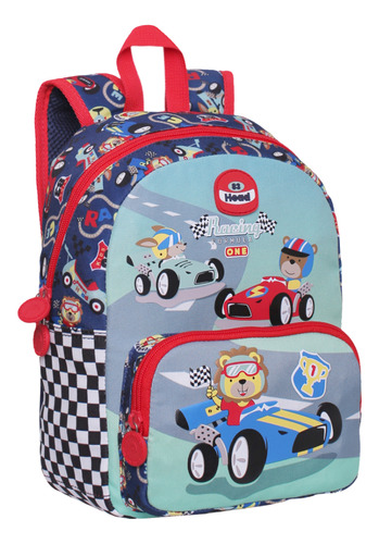 Mochila Infantil Pop Cars Azul Head