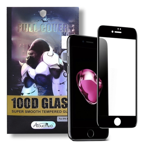 Película 100d Vidro Temperado Compatível iPhone 6 Plus