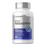 Astaxantina 10mg (60 Cápsulas Blandas) Horbaach