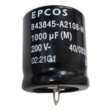 2x Capacitor Eletrolítico 1000uf 200v Epcos B43845-a2108-m