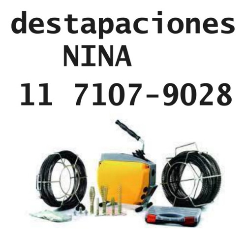 Destapacion De Cañeria, Bachas, Lavaderos, Terrazas En Nuñez