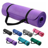 Mat De Yoga Colchoneta Ejercicio Pilates Antideslizante 10mm