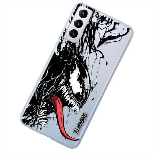 Funda Para Galaxy Venom Spiderman Personalizada Tu Nombre