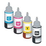 Kit Tinta Para Impresora Epson L110 L210 L350 L550 L555 L800