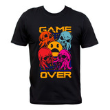 Remera Negra Pacman Game Over