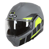 Casco Hjc I100 Beis Mc3hsf Grey/green En Tiendamoto