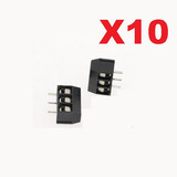 Kit 10 Terminal De Tornillo Triple Para Placa Pcb De 5mm N