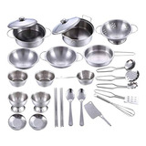 Set Cocina Ollas Metalica 25pcs