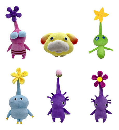 Peluche Infantil Semillas De Flores Moradas