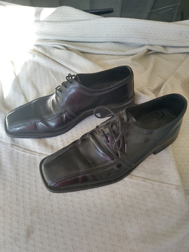 Zapatos Scarpe De Hombre Color Negro N*42