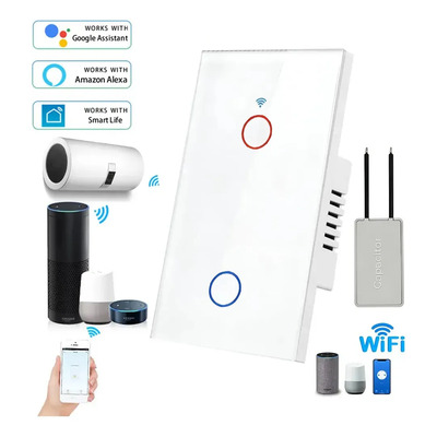 Interruptor Inteligente Wi-Fi AIYINSMART Sin Neutro 2 Vías Alexa | MercadoLibre