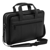 Portafolio Maletín Samsonite Essex Cuero Negro 