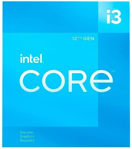 Procesador Intel Core I3 12100  F