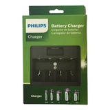 Carregador De Pilhas Aaa, Aa, C, D E 9v Original Philips