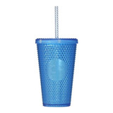 Starbucks Japon Tumbler Studded  Azul 2022 De 473ml