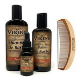 Básico Shampoo, Balm E Óleo Barba - Terra E Pente - Viking