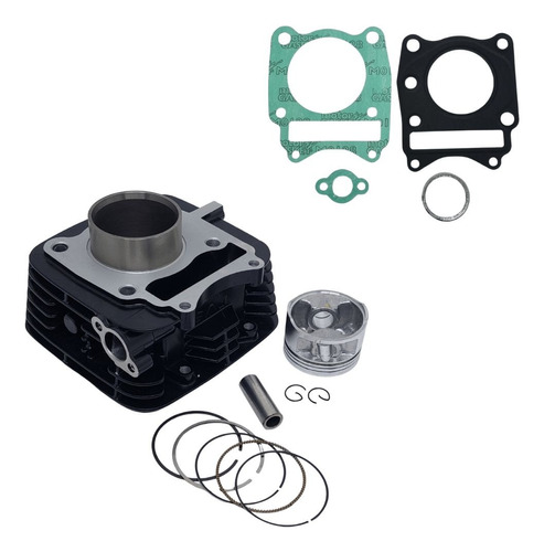 Kit Cilindro Camisa Motor Tvs  Dafra Apache 150  Completo 