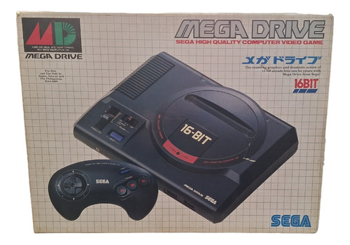 Console Sega Vídeo Game Mega Drive 16 Bits Na Caixa - Usado
