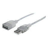 Cable Usb 2.0 Extensión Manhattan 1.8mt Tipo Am-ah 336314 Kt